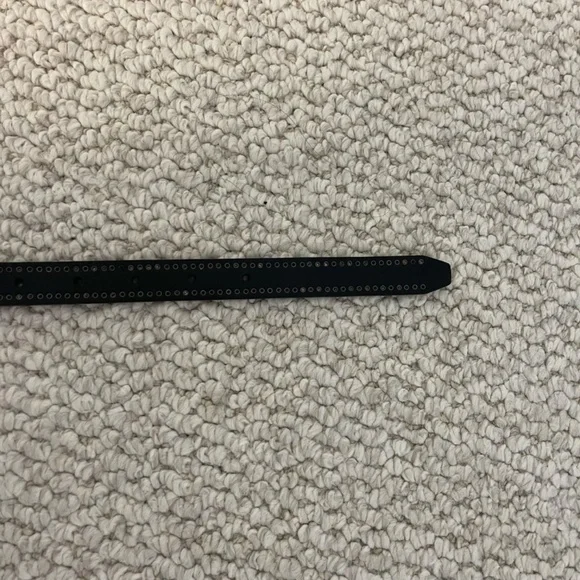 NWT Banana Republic Black Studded Suede Belt - Size S - Picture 12 of 14